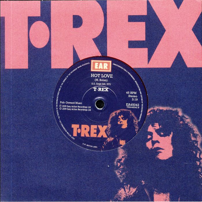 T Rex – Hot Love vinyl cover