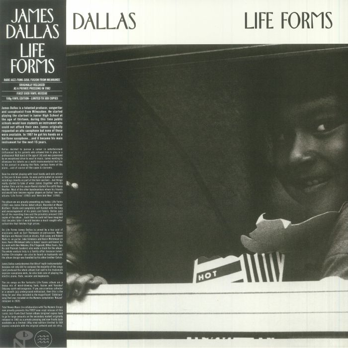 James Dallas – Life Forms vinyl cover