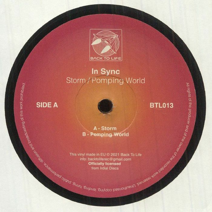 In Sync – Storm vinyl cover