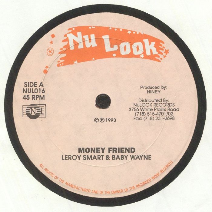 Leroy Smart | Baby Wayne Money Friend (warehouse find)