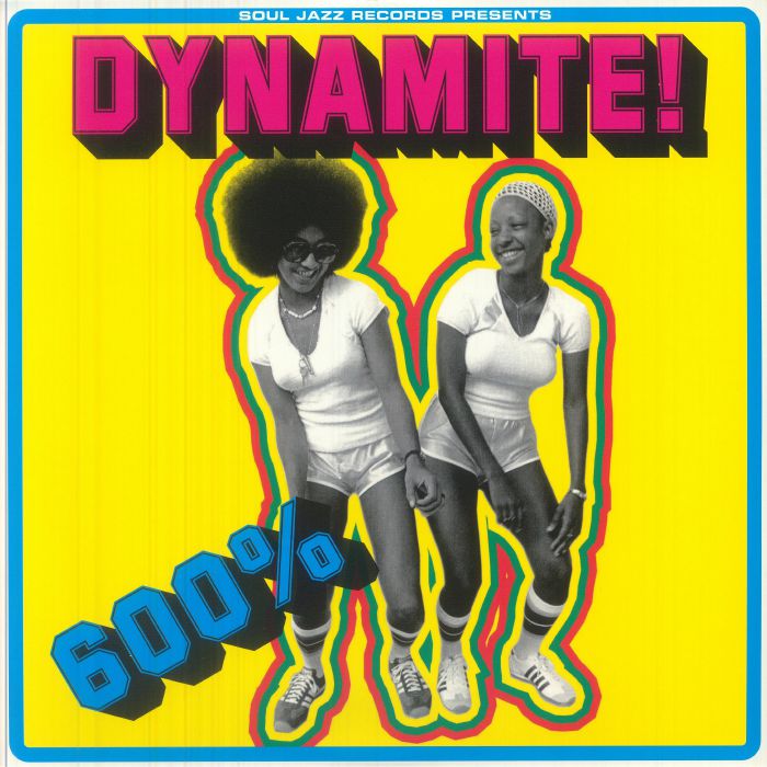 Soul Jazz – Soul Jazz Records Presens: 600 Dynamite! Ska Soul Rocksteady Funk & Dub In Jamaica vinyl cover