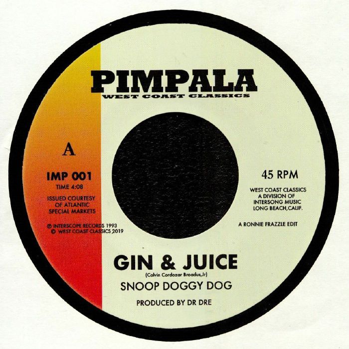 Snoop Doggy Dogg | DJ Quik – Gin and Juice vinyl cover