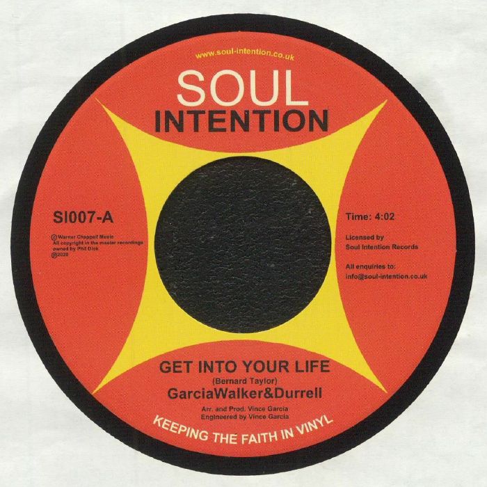 Garciawalkeranddurrell – Get Into Your Life vinyl cover