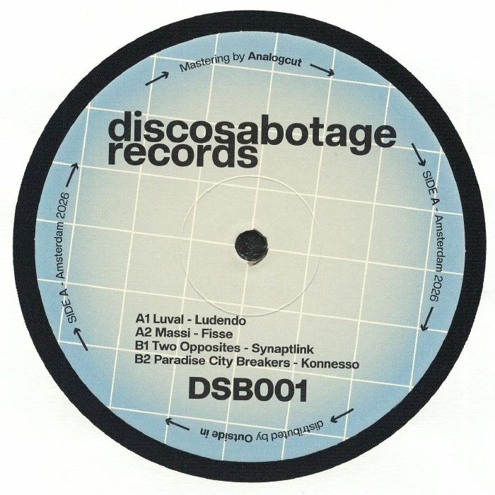 Luval | Massi | Two Opposites | Paradise City Breakers – DBS001 VA V1 vinyl cover