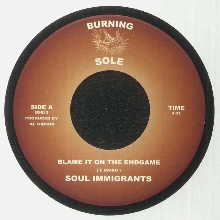 Soul Immigrants – Blame It On The Endgame vinyl cover
