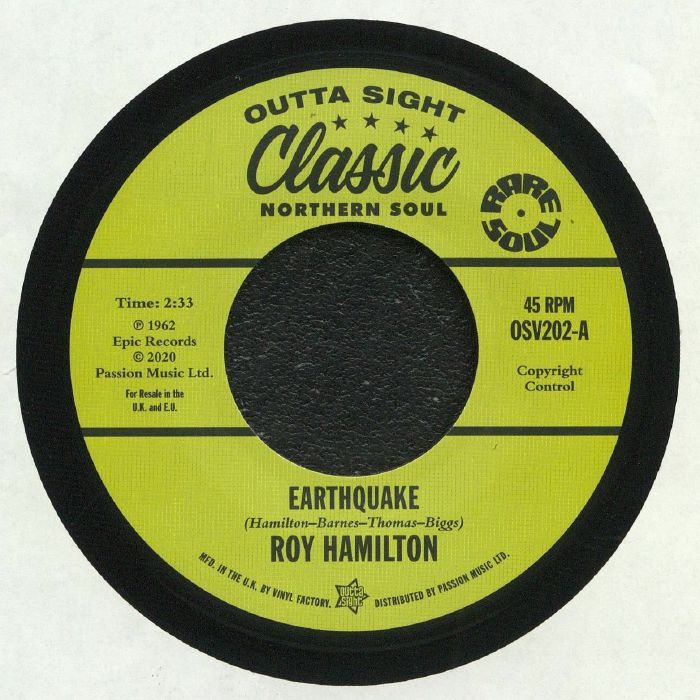 Roy Hamilton | H B Barnum Earthquake