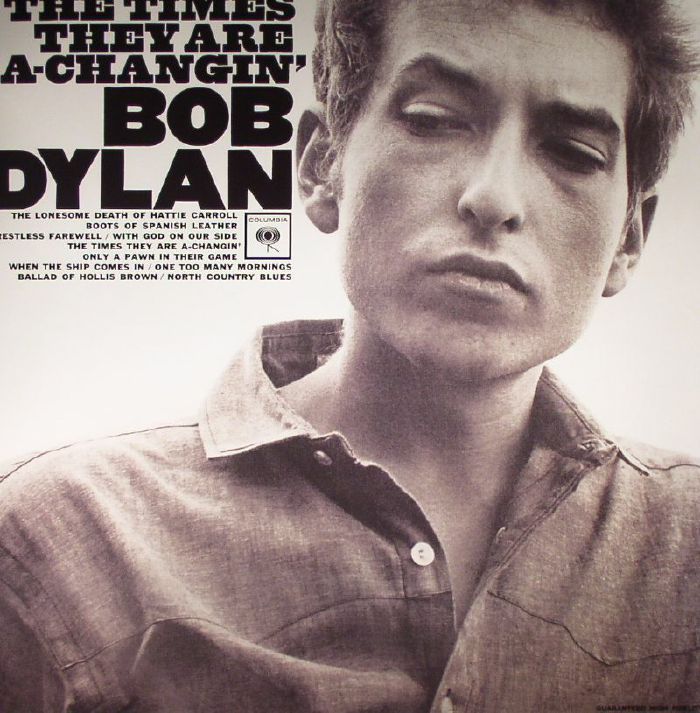Bob Dylan – The Times They Are A Changin vinyl cover