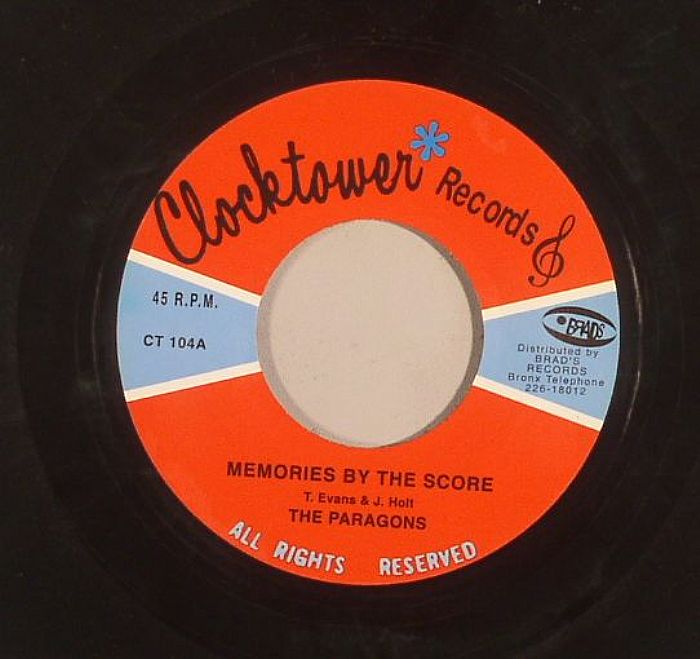 The Paragons – Memories By The Score vinyl cover