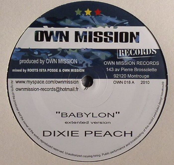 Dixie Peach | Echo Minott Babylon