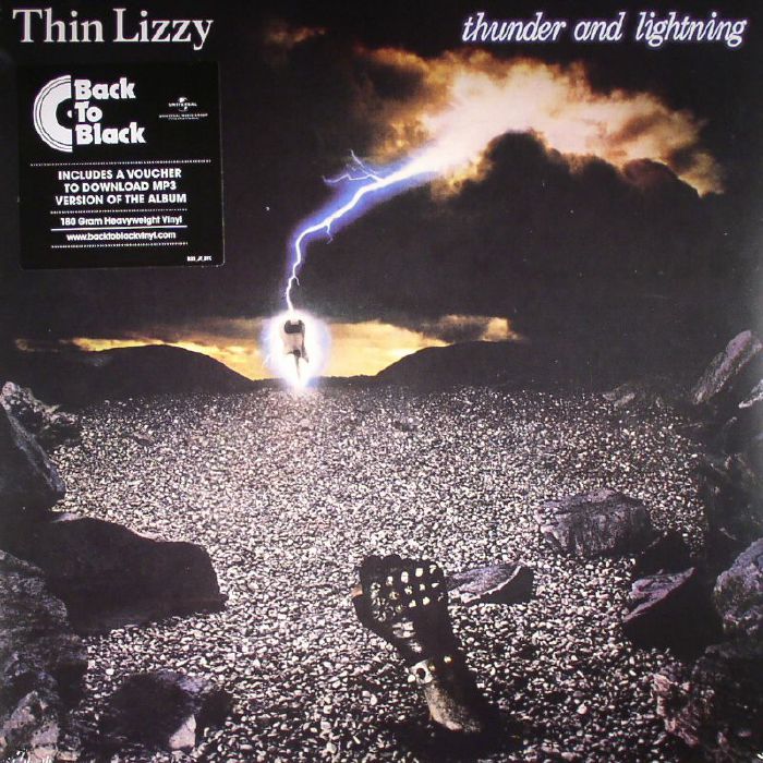 Thin Lizzy – Thunder and Lightning vinyl cover