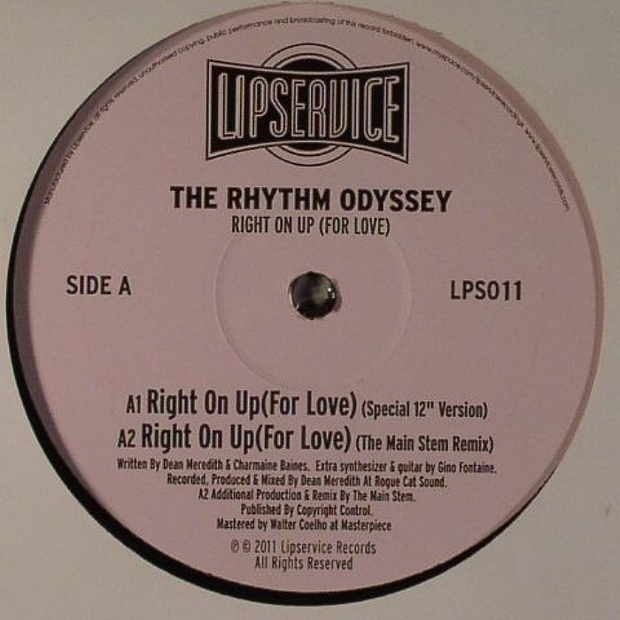 The Rhythm Odyssey Right On Up (For Love)