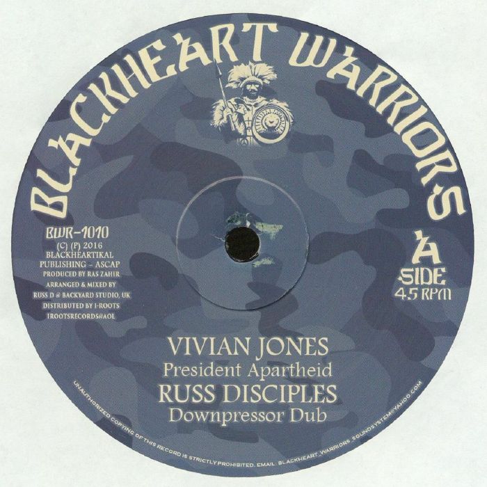 Vivian Jones | Russ Disciples | Prince Alla President Apartheid
