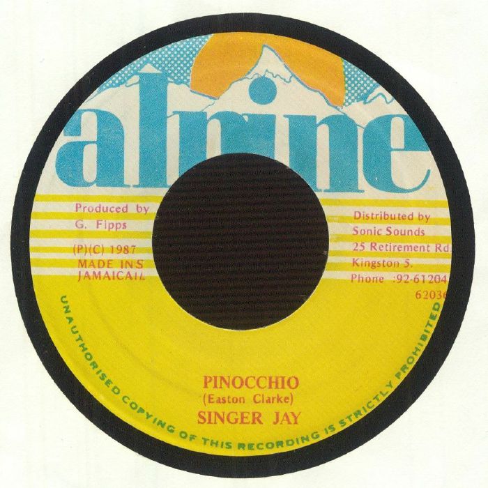 Singer Jay | Computer Radics – Pinocchio vinyl cover