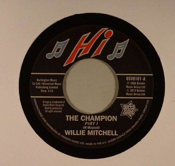 Willie Mitchell | Bill Blacks Combo – The Champion vinyl cover