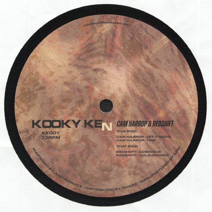 Cam Harrop | Redshift – KK 001 vinyl cover