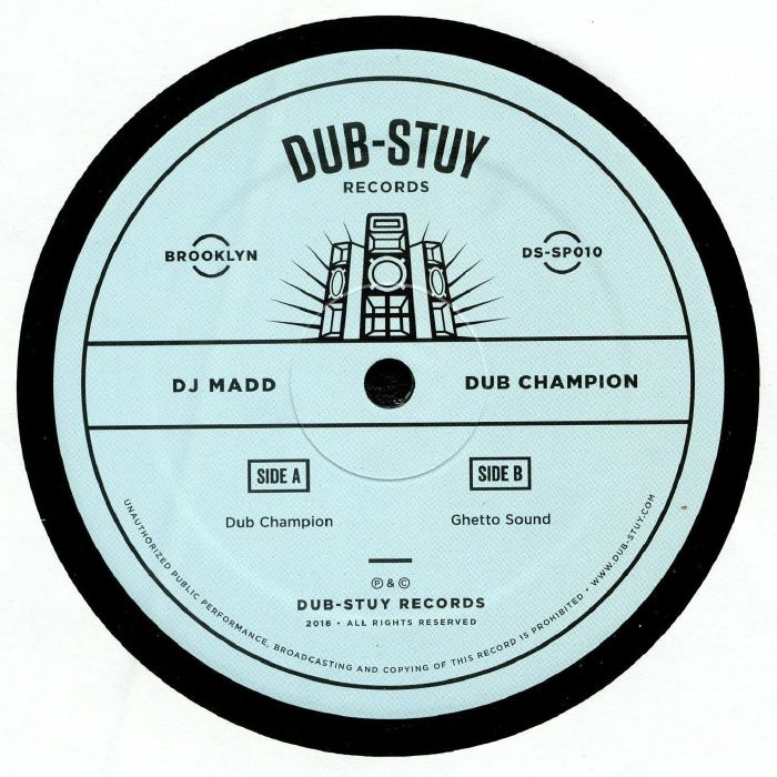 DJ Madd – Dub Champion vinyl cover