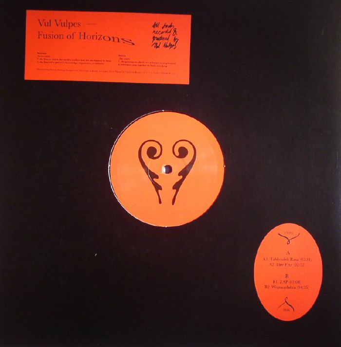 Vul Vulpes Fusion Of Horizons EP