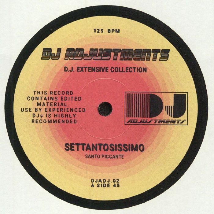 Santo Piccante DJ Adjustments  2