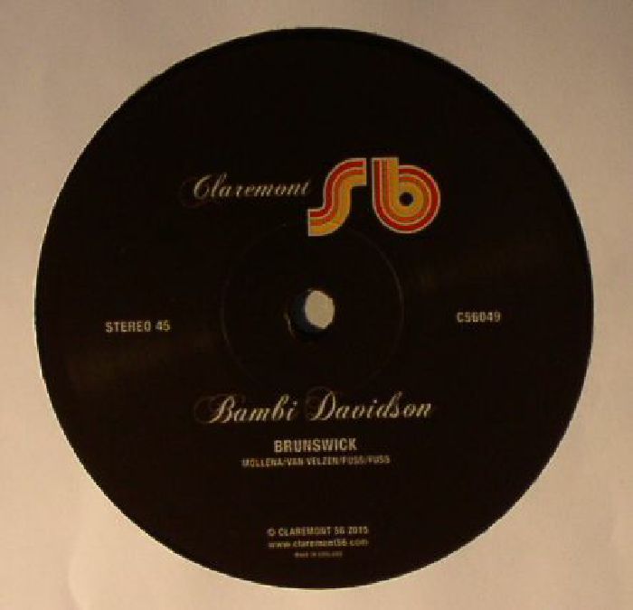 Bambi Davidson – Brunswick vinyl cover