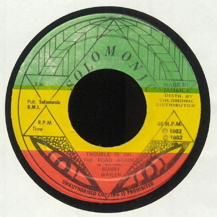 Bunny Wailer Trouble Is On The Road Again (warehouse find, slight sleeve wear)