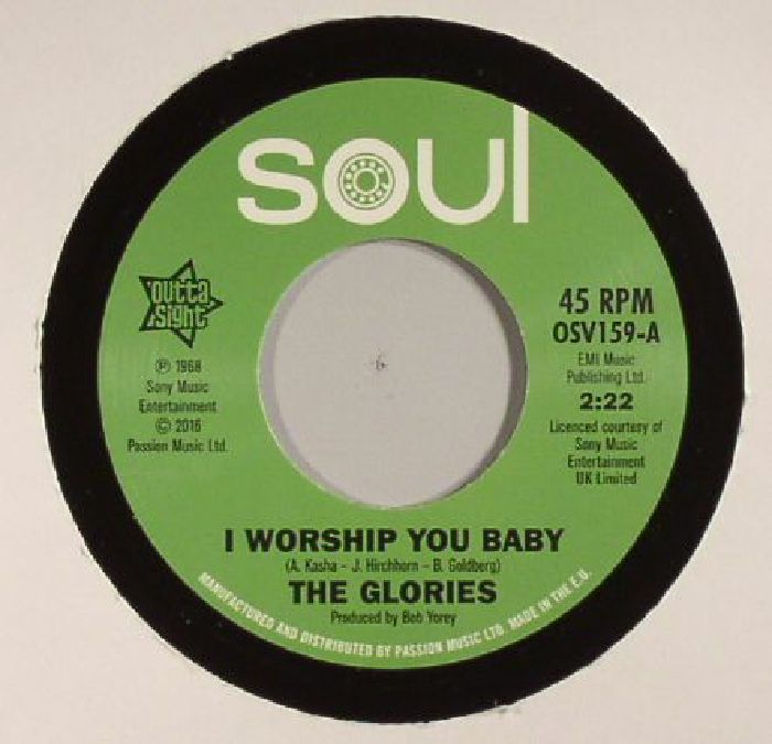 The Glories | The Opals I Worship You Baby (reissue)
