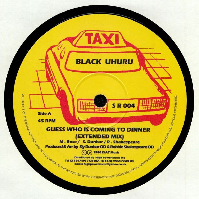 Black Uhuru | Sly and Robbie | The Taxi Gang Guess Who Is Coming To Dinner