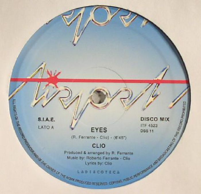 Clio – Eyes (reissue) vinyl cover