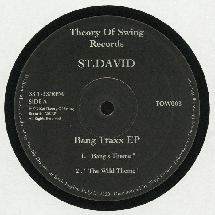 St David Bang Traxx EP