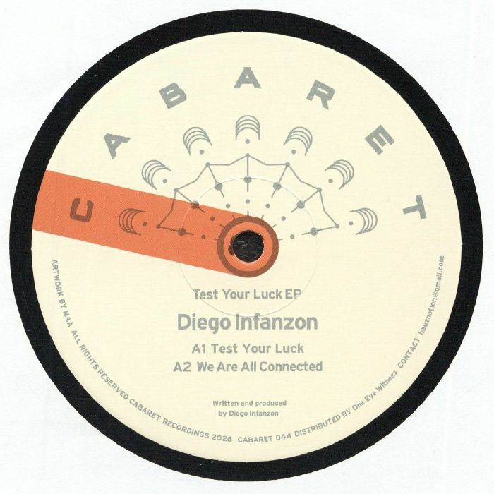 Diego Infanzon – Test Your Luck EP vinyl cover