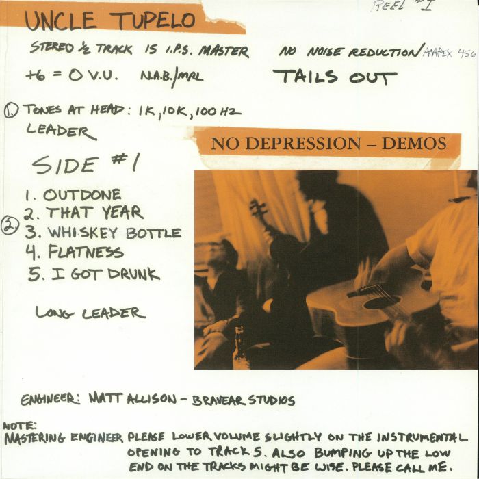 Uncle Tupelo No Depression: Demos (Record Store Day 2018)