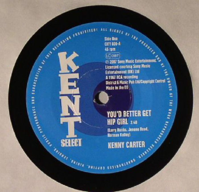 Kenny Carter | The Dynamics Youd Better Get Hip Girl