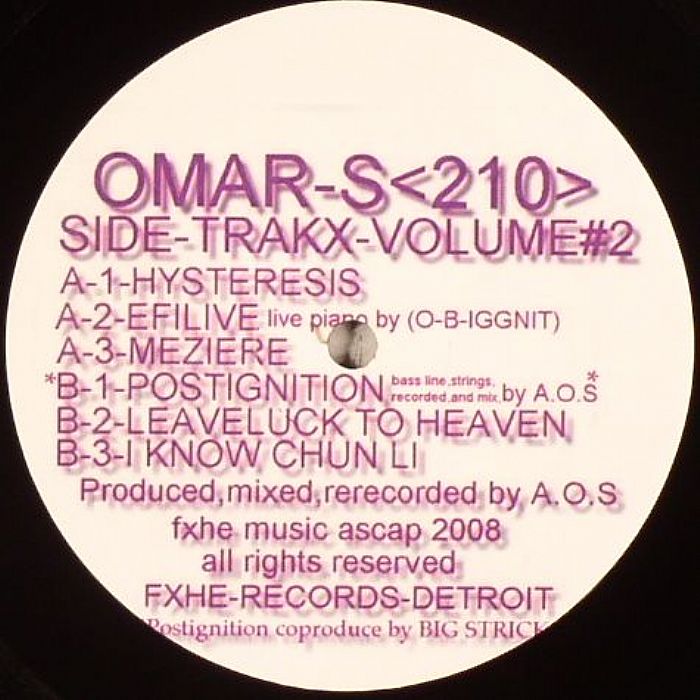 Omar S Sidetrakx Volume  2
