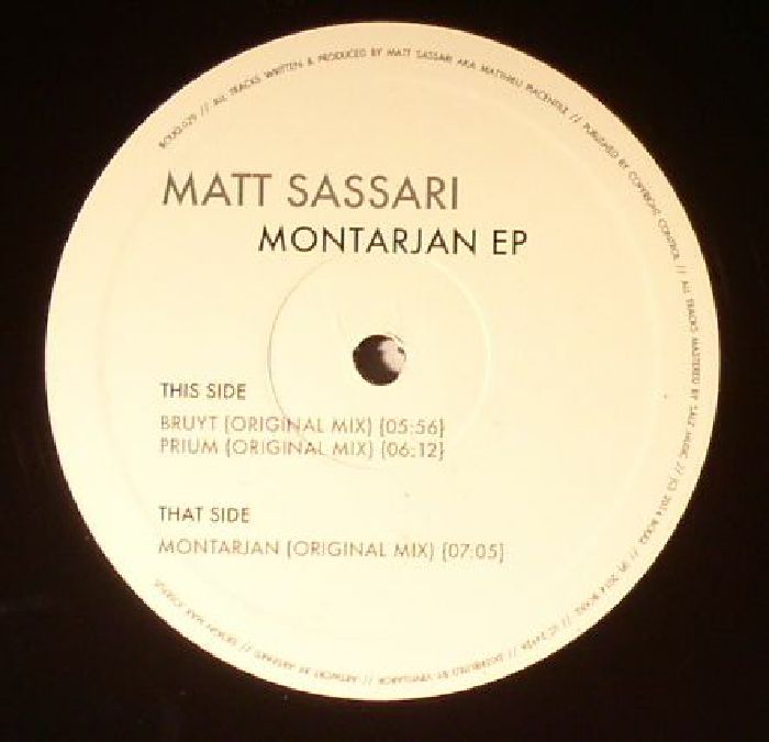 Matt Sassari Montarjan EP