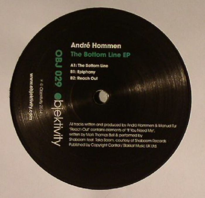 Andre Hommen The Bottom Line EP