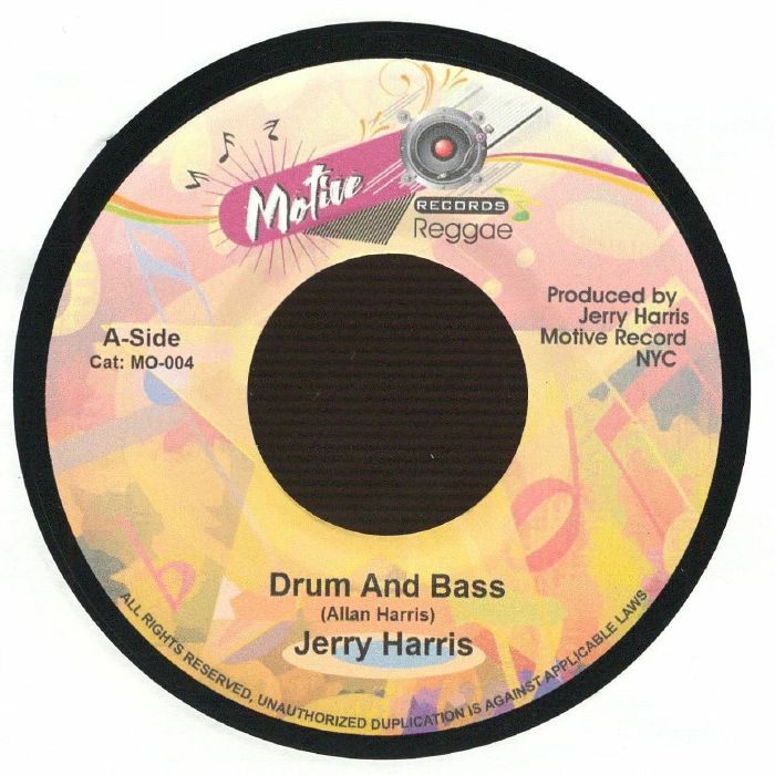 Jerry Harris – Drum & Bass vinyl cover