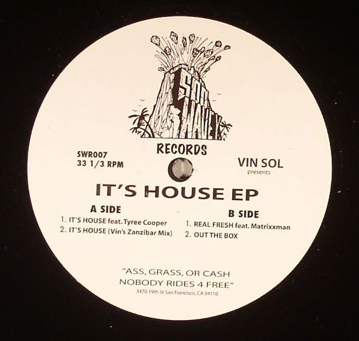 Vin Sol Its House EP