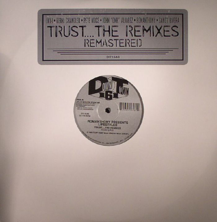 Romanthony – Lifestyles: Trust The Remixes (remastered) vinyl cover