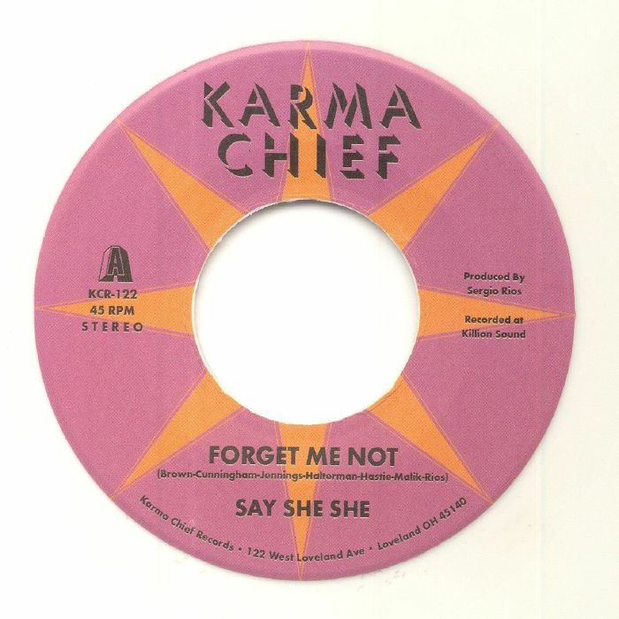 Say She She – Forget Me Not vinyl cover