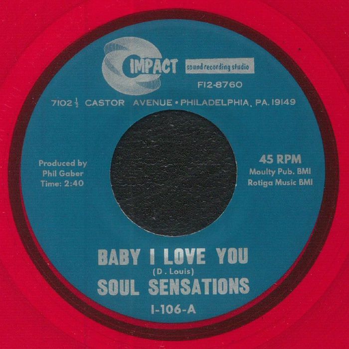 Soul Sensations – Baby I Love You vinyl cover