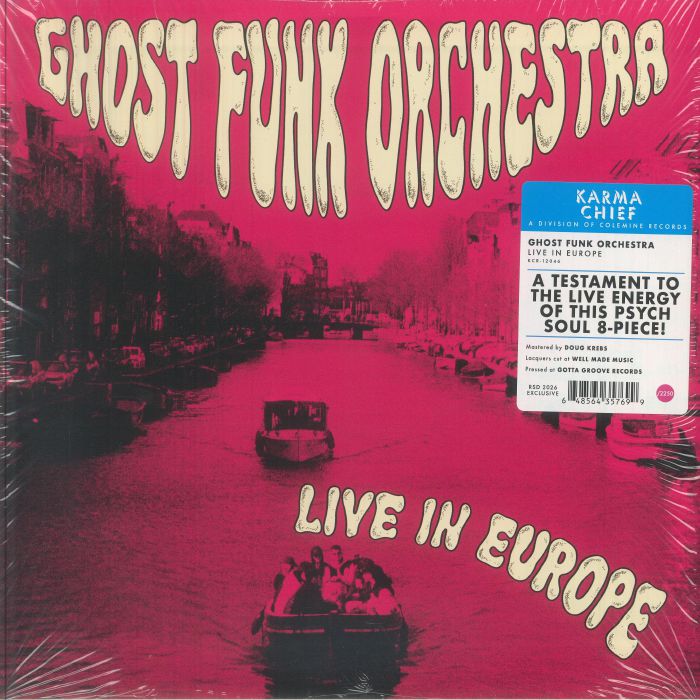 Ghost Funk Orchestra – Live In Europe (Record Store Day RSD 2026) vinyl cover