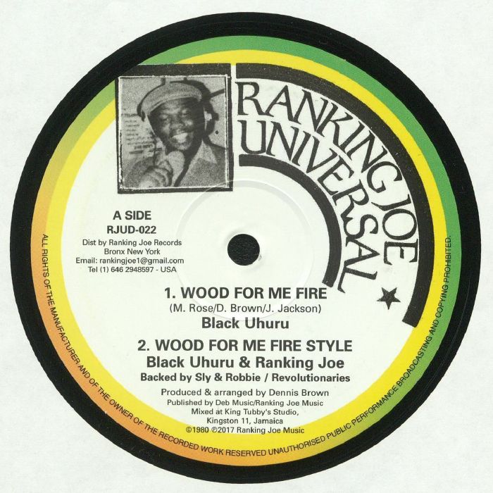 Black Uhuru | Ranking Joe Wood For Me Fire (reissue)