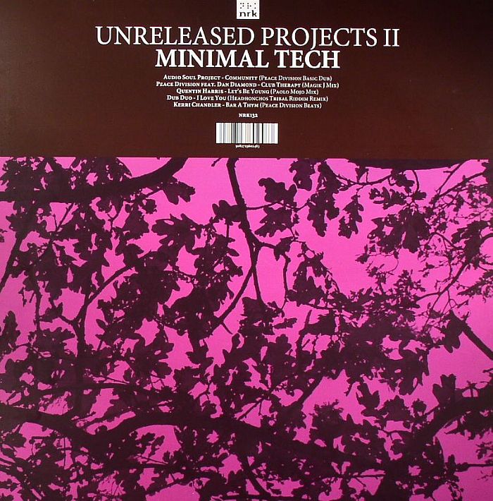 Audio Soul Project | Peace Division | Dan Diamond | Quentin Harris | Dub Duo | Kerri Chandler NRK Unreleased Projects II: Minimal Tech