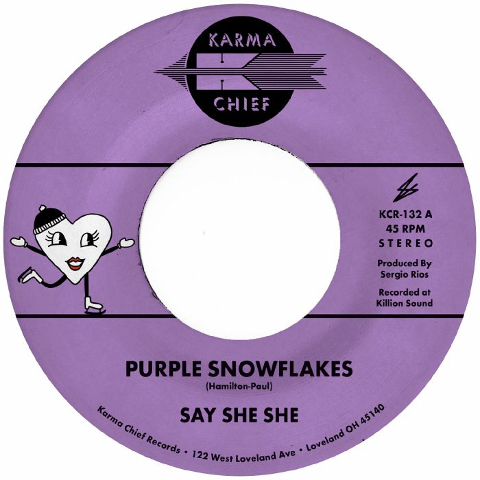 Say She She – Purple Snowflakes vinyl cover