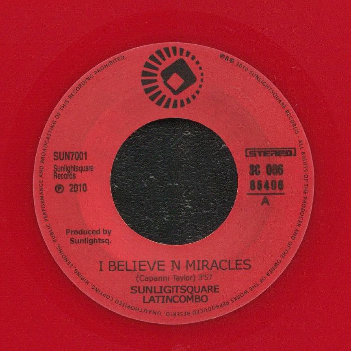 Sunlightsquare Latin Combo – I Believe In Miracles vinyl cover