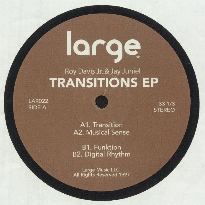 Roy Jr Davis | Jay Juniel – Transitions EP vinyl cover