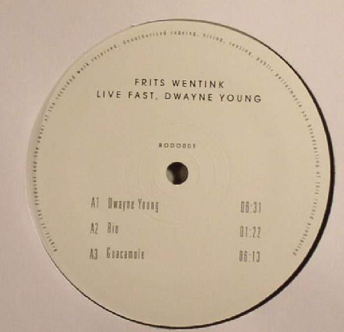 Frits Wentink Live Fast Dwayne Young