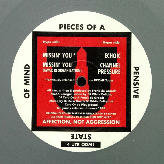 Pieces Of A Pensive State Of Mind – Missin You EP vinyl cover