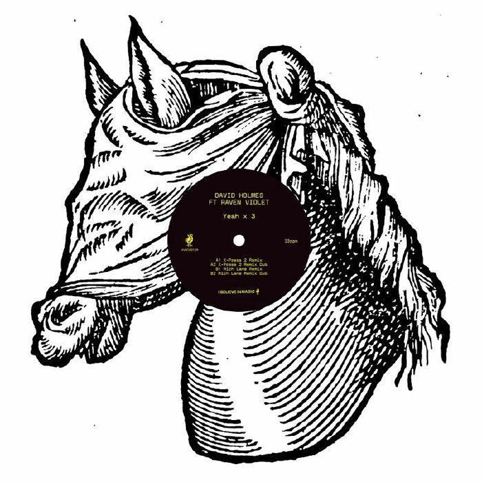 David Holmes | Raven Violet – Yeah X 3 vinyl cover