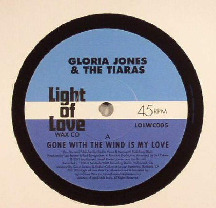 Gloria Jones | The Tiaras Gone With The Wind Is My Love
