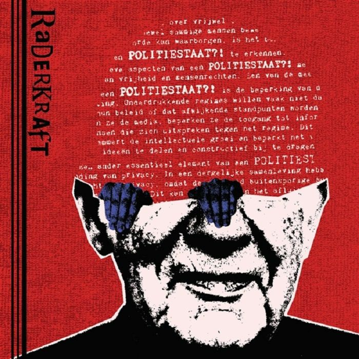 Raderkraft – Politiestaat! vinyl cover
